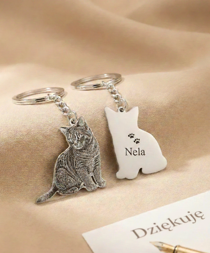 Brelok z grawerem ze zdjęcia