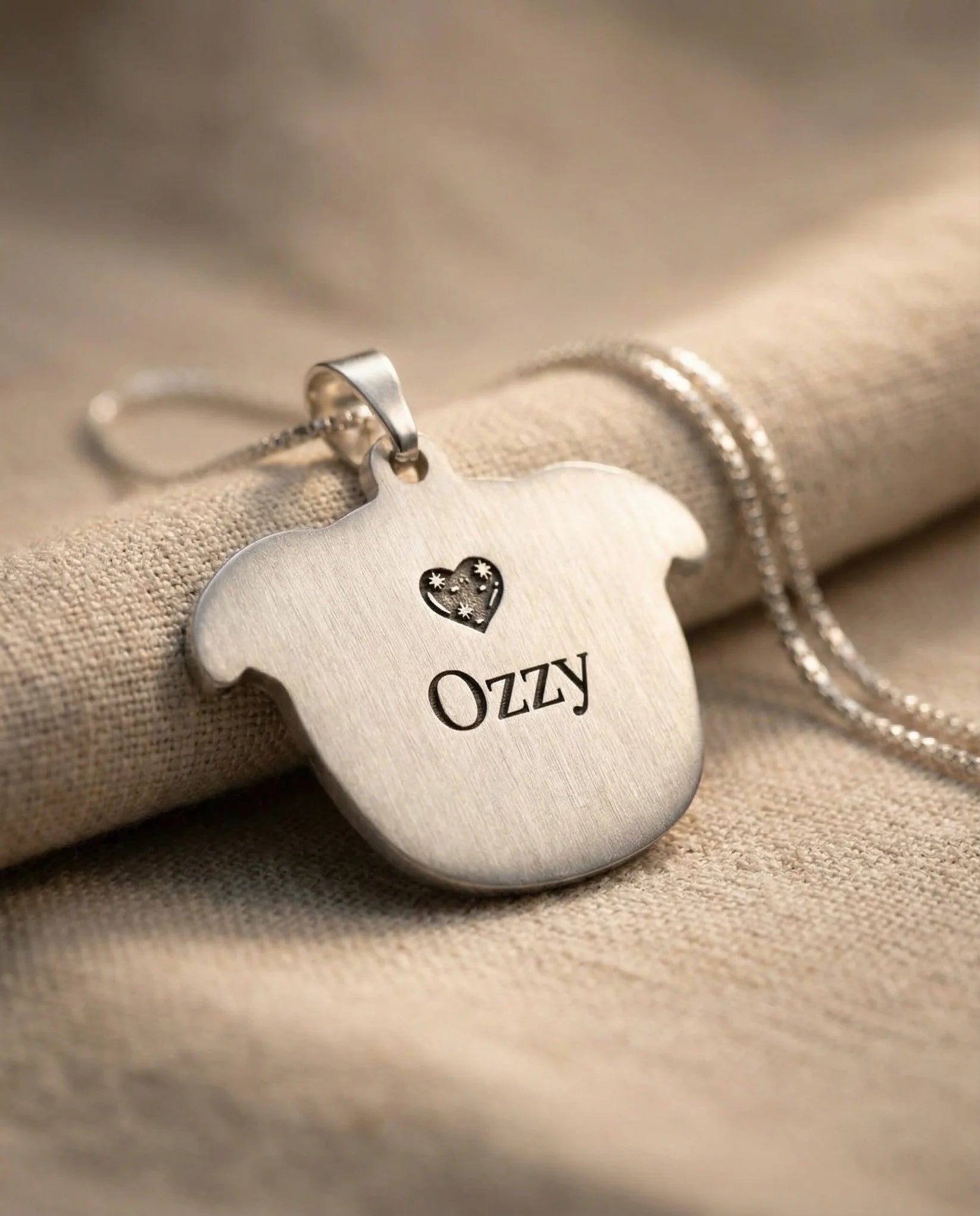 Naszyjnik z grawerem ze zdjęcia