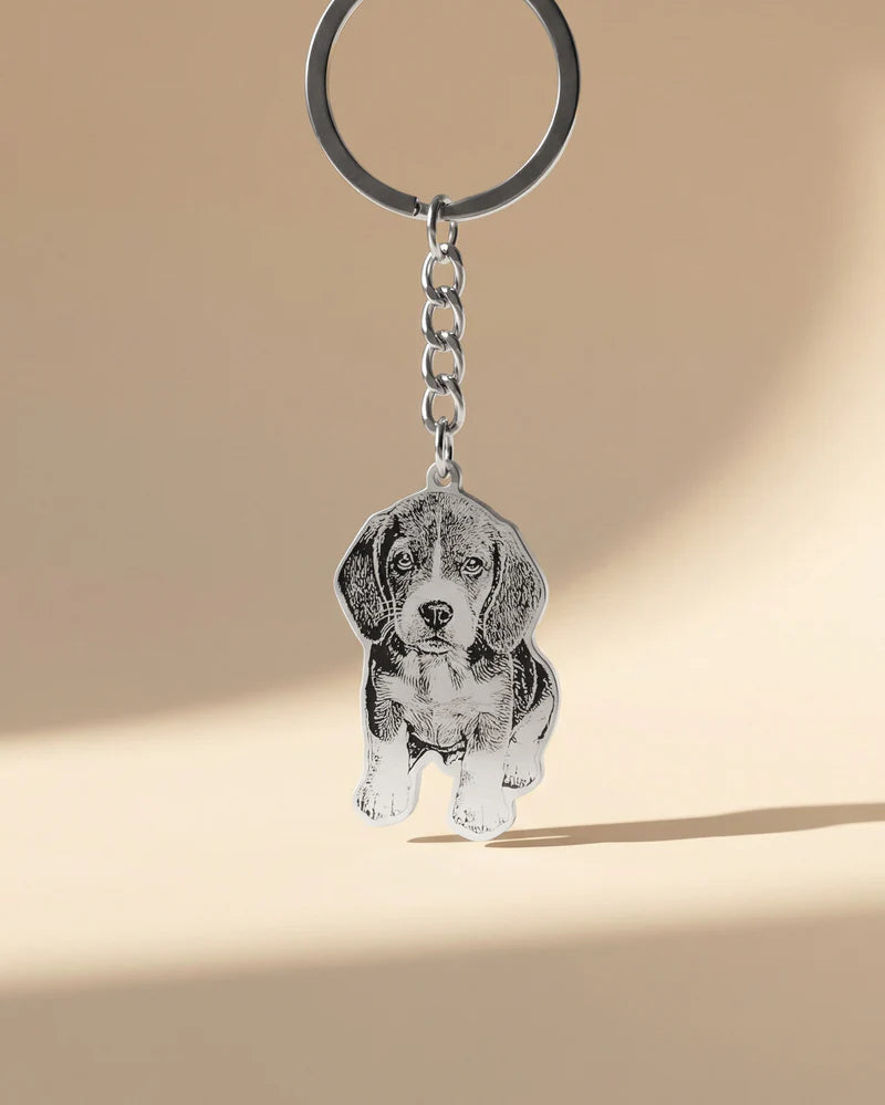 Brelok z grawerem ze zdjęcia