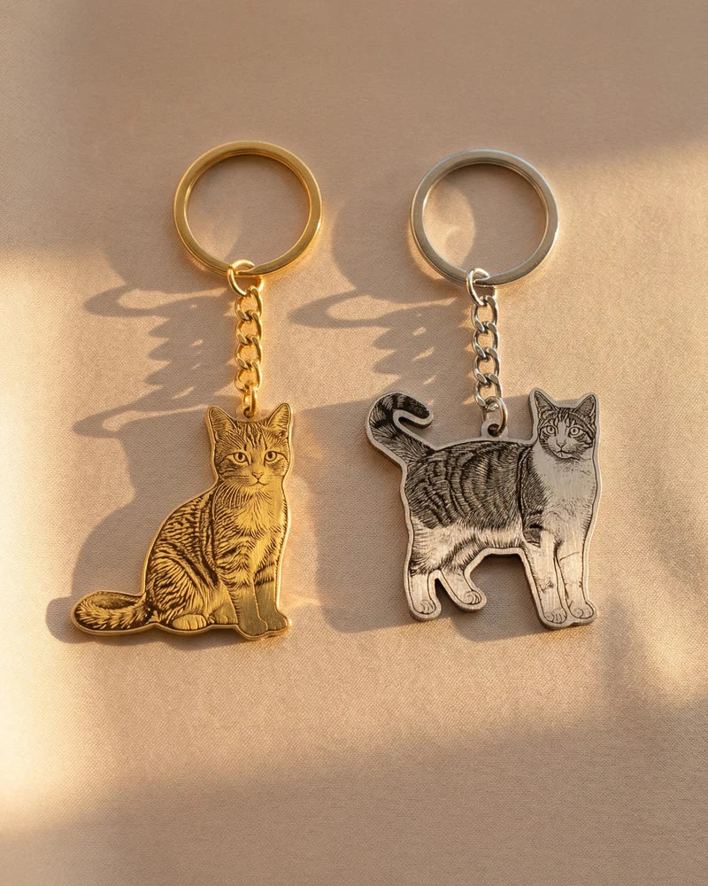 Brelok z grawerem ze zdjęcia