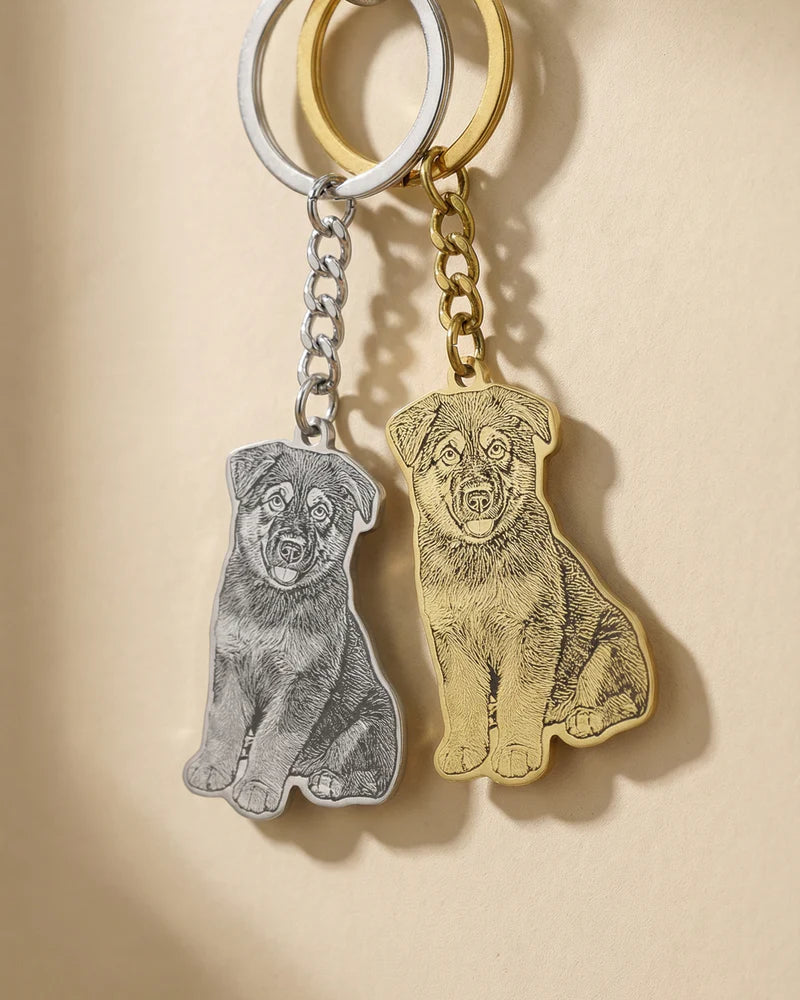 Brelok z grawerem ze zdjęcia