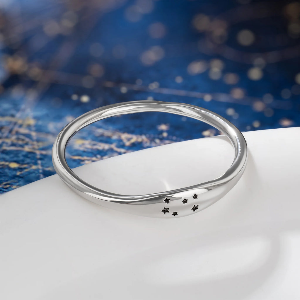 Złoty Pierścionek ze znakiem zodiaku